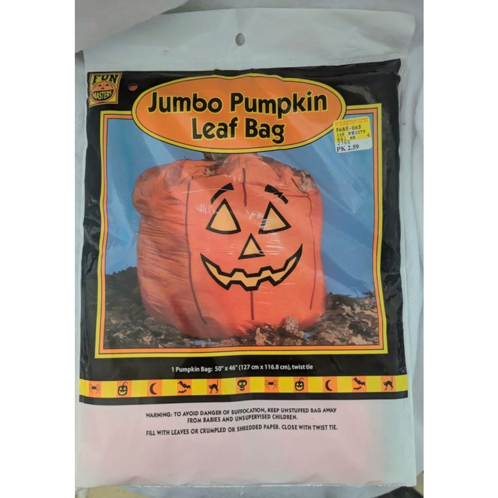 Vintage 1990 Sun Hill Halloween Stuff-A-Creature Decoration Pumpkins